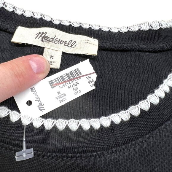 Madewell Side Cinch Muscle Tee Black Size Medium NWT - Picture 8 of 10